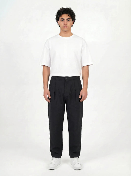 MODAL KUMAŞ PANTOLON-SİYAH