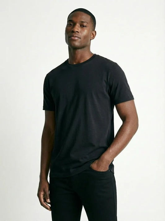 MODAL Oysho - Regular T-shirt - Siyah